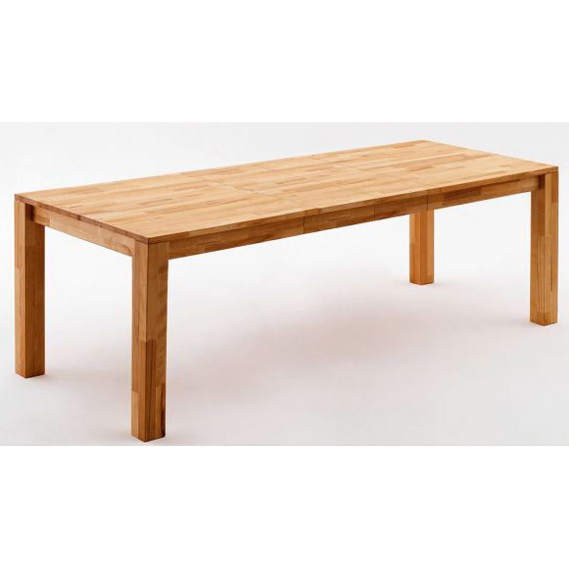 Pegane - Table à manger extensible en bois de hêtre massif huilé - L.140/180/220 x H.77 x P.80 cm - Tables à manger