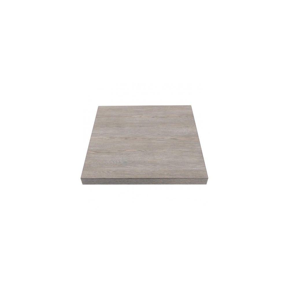 Materiel Chr Pro - Plateau de table carré 600 mm effet bois gris - Bolero - - Tables à manger