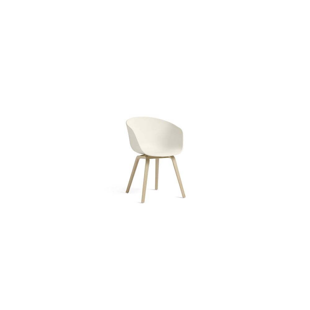Hay - About a Chair AAC 22 - décapé noir - blanc crème - Chaises