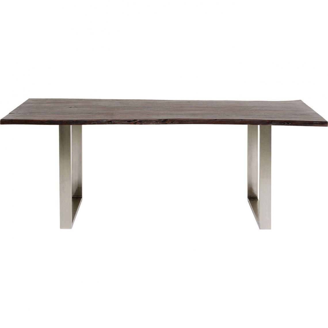 Karedesign - Table Harmony noyer chrome 180x90cm Kare Design - Tables à manger