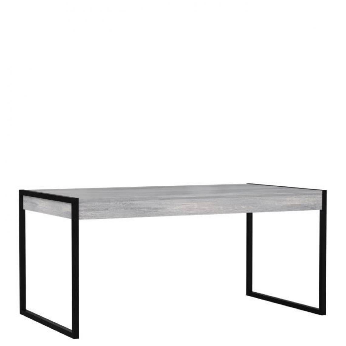 Cstore - CSTORE - table à manger 2 tiroirs - pieds en métal - décor gris - golden state - l 166xp 90, 2xh 76, 9 cm - Tables à manger