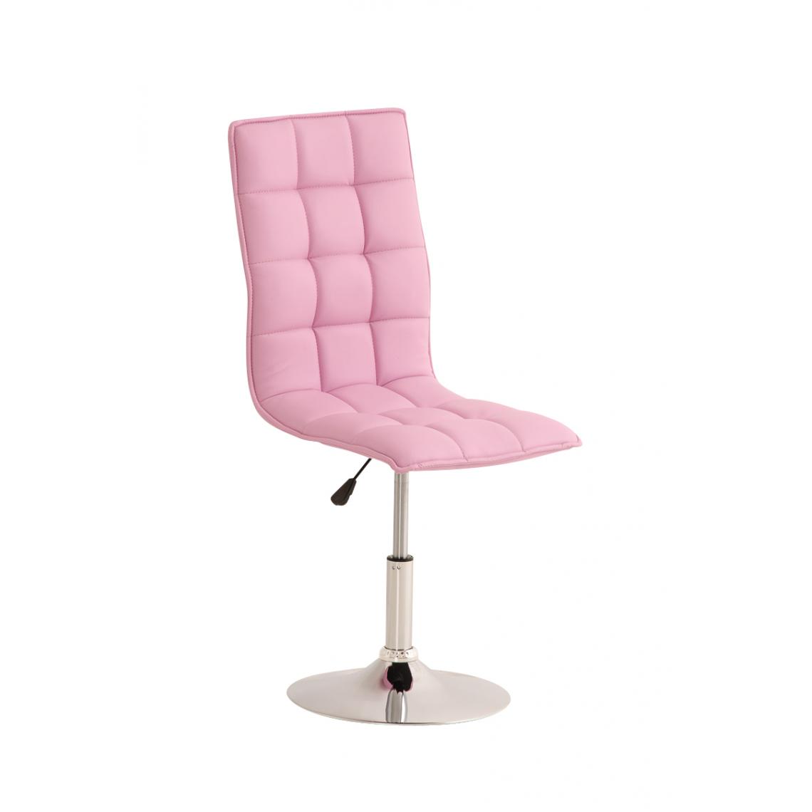 Icaverne - Esthetique Chaise de salle à manger reference Riga couleur rose - Chaises