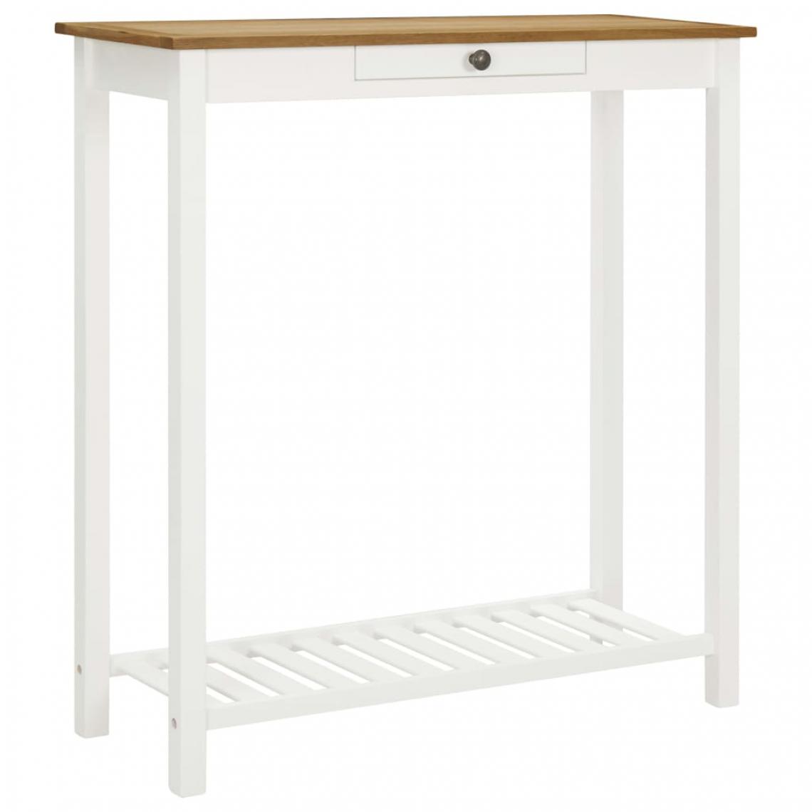 Icaverne - Moderne Tables reference Koweït Table de bar 100x40x110 cm Bois de chêne solide - Tables à manger