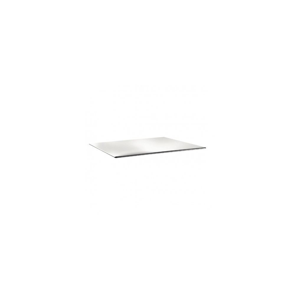 Topalit - Plateau de table rectangulaire 1200 x 80 mm blanc pur - Smartline - - Tables à manger