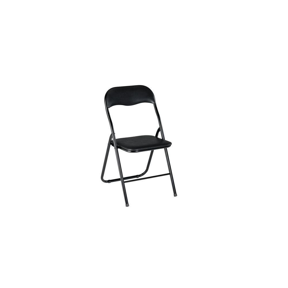 marque generique - Chaise pliante Collectivités noire - Lot de 2 - Chaises