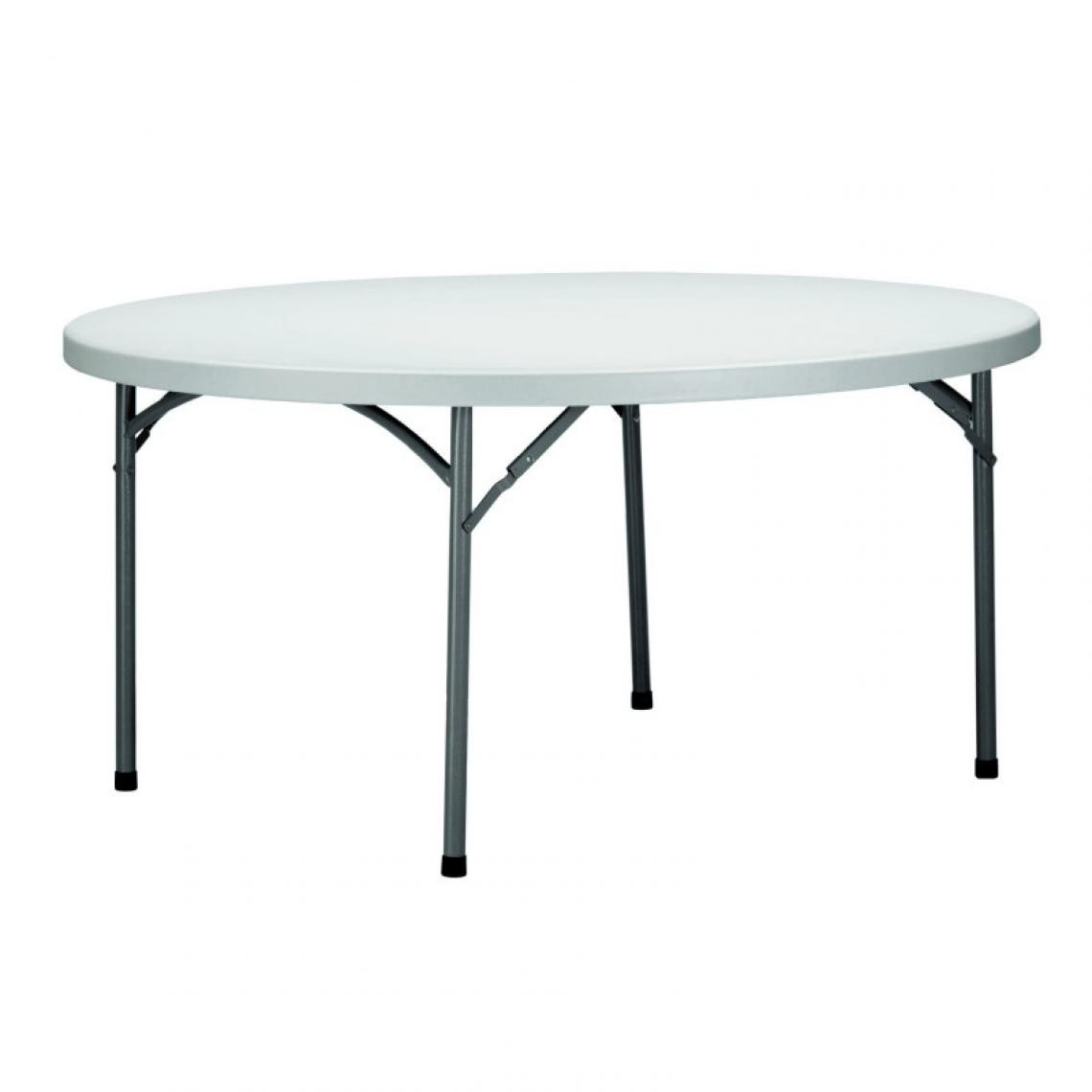 Resol - Table Krauss Ø160 - RESOL - polyéthylène, acier peint - Tables à manger