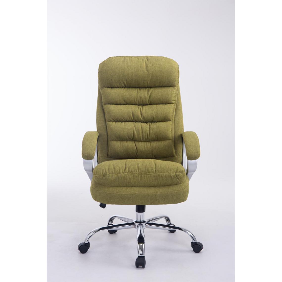 Icaverne - Distingué Chaise de bureau collection Budapest Vancouver tissu couleur vert - Chaises