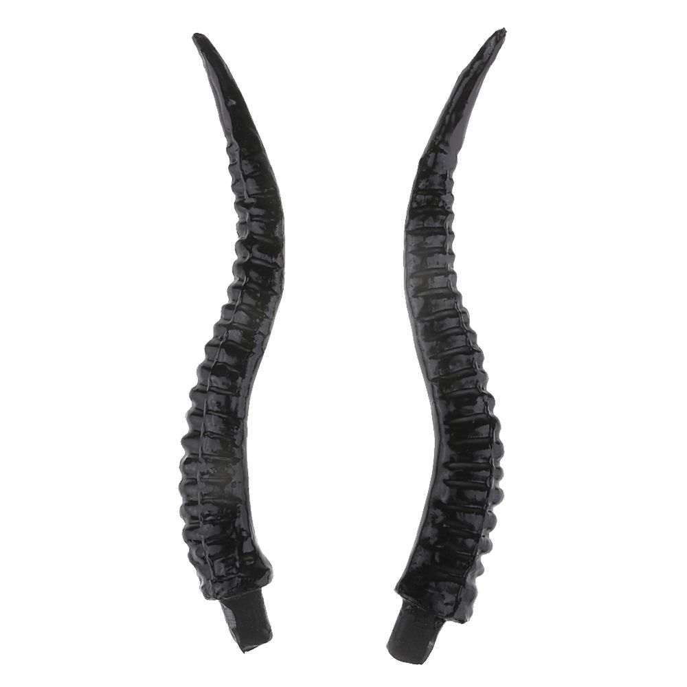 marque generique - accessoire de corne antilope artificiel pour bandeau de cheveux bricolage cerceau noir - Objets déco