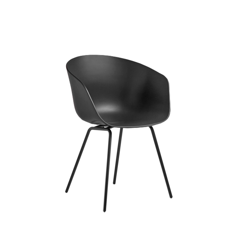 Hay - About a Chair AAC 26 - noir clair - aluminium poli - Chaises