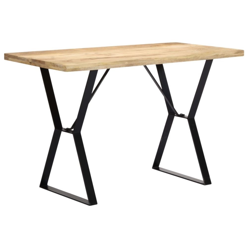 marque generique - Stylé Tables serie Mogadiscio Table de salle à manger 120x60x76 cm Bois solide de manguier - Tables à manger