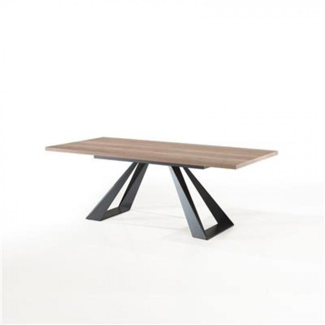 Nouvomeuble - Grande table 240 cm couleur chêne naturel ROXEY - Tables à manger