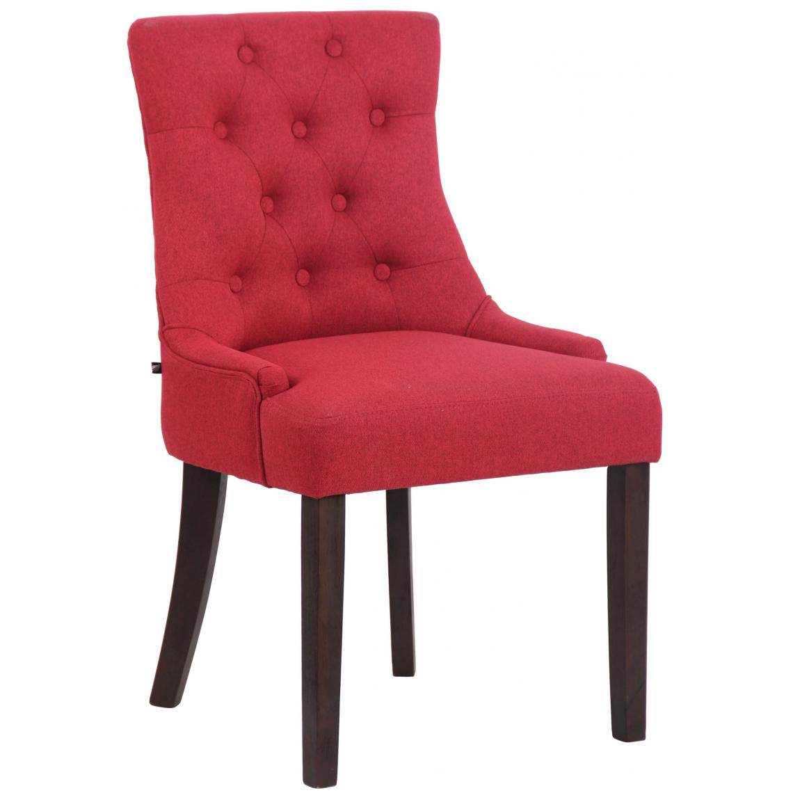 Icaverne - Esthetique Chaise de salle à manger tissu gamme Avarua antique couleur rouge - Chaises