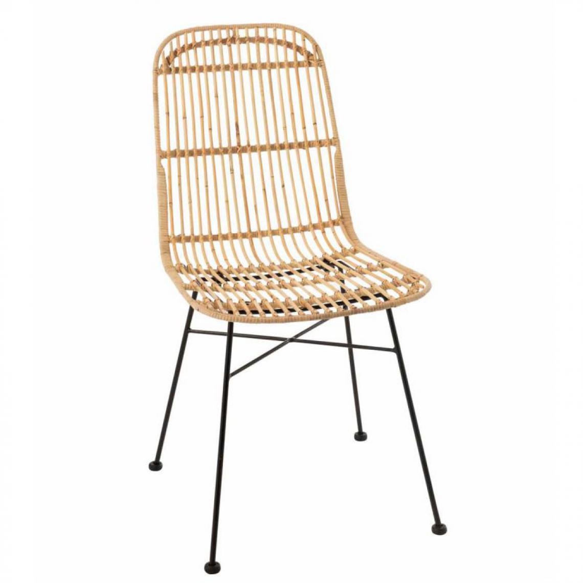 Paris Prix - Chaise Design en Rotin Ema 88cm Naturel - Chaises