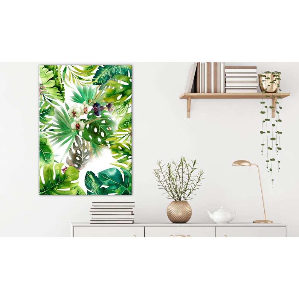 marque generique - 60x90 Tableau Forêt Paysages Inedit Tropical Shadow (1 Part) Vertical - Tableaux, peintures