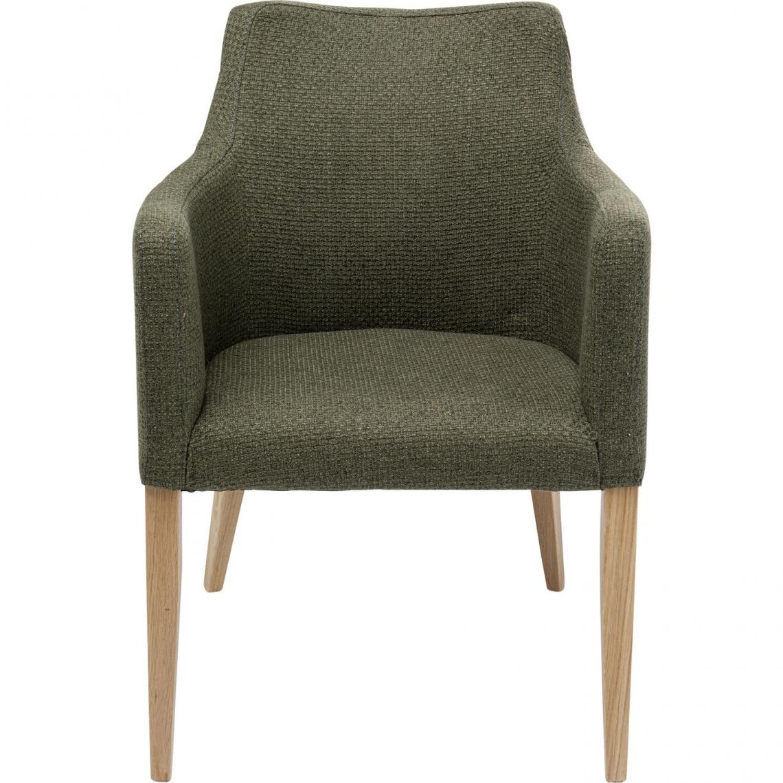 Karedesign - Chaise avec accoudoirs Mode Dolce verte Kare Design - Chaises