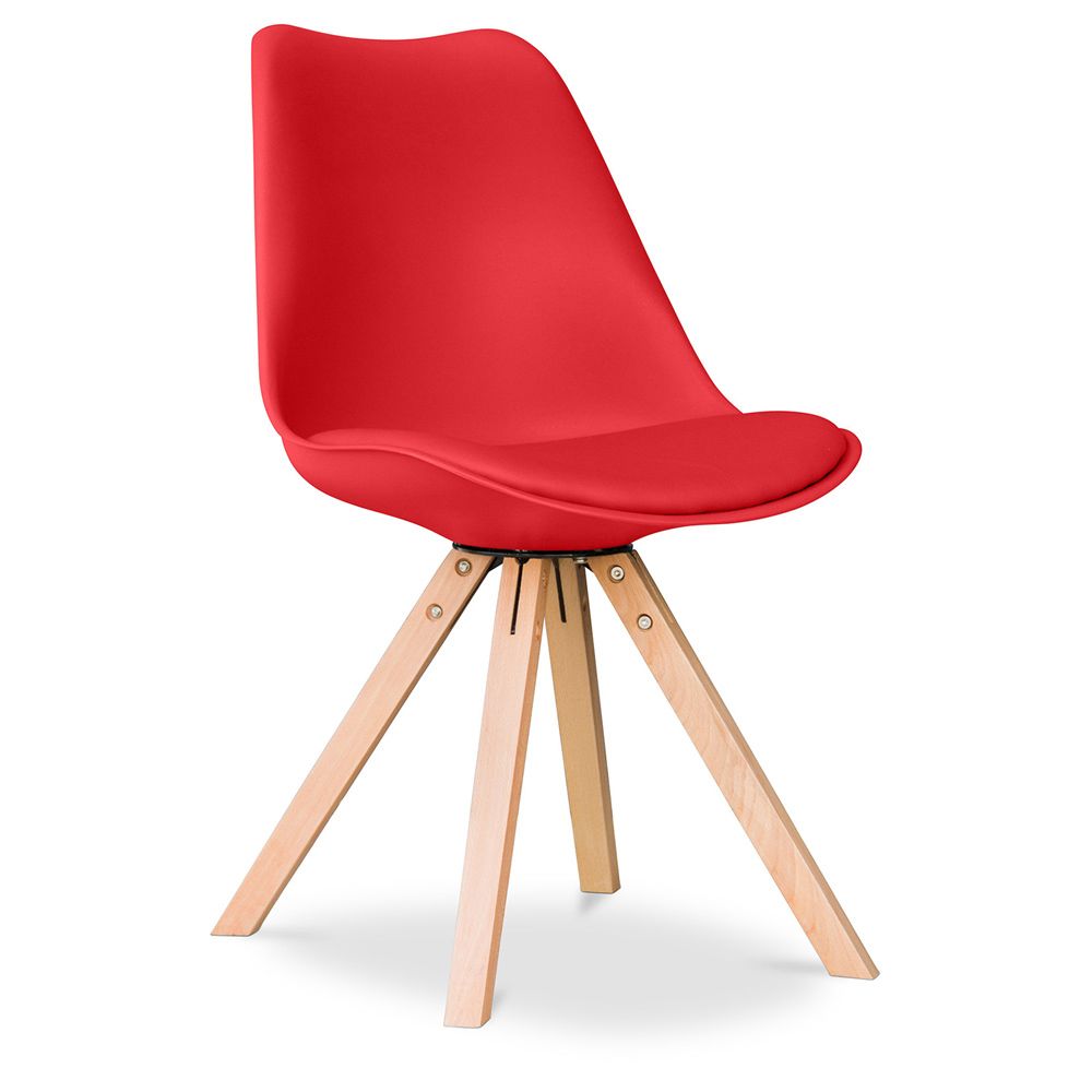 Privatefloor - Chaise Design scandinave avec coussin Deswick - Chaises