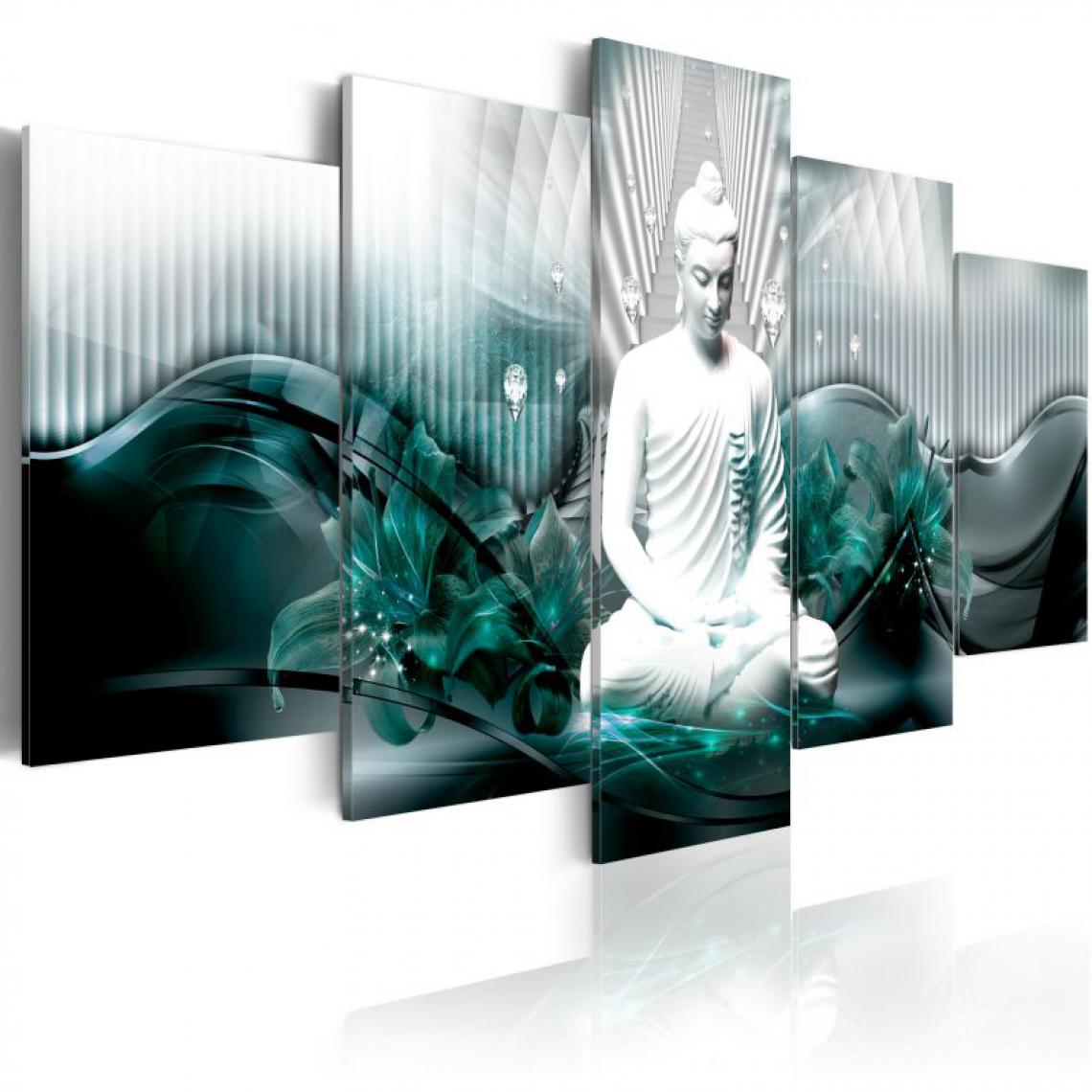 Artgeist - Tableau - Azure Meditation .Taille : 200x100 - Tableaux, peintures