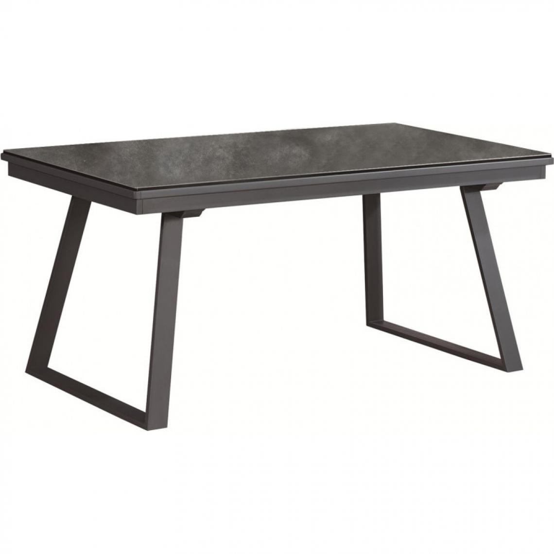 Meubletmoi - Table de repas extensible 160/276 cm en céramique gris - RENZO - Tables à manger