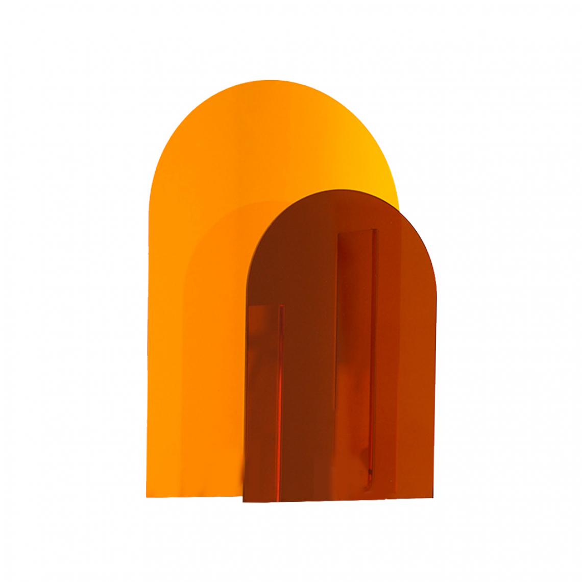 marque generique - Vase à Fleurs Jardinière D'atelier Moderne En Pot De Fleurs Orange 180x46x270mm - Vases
