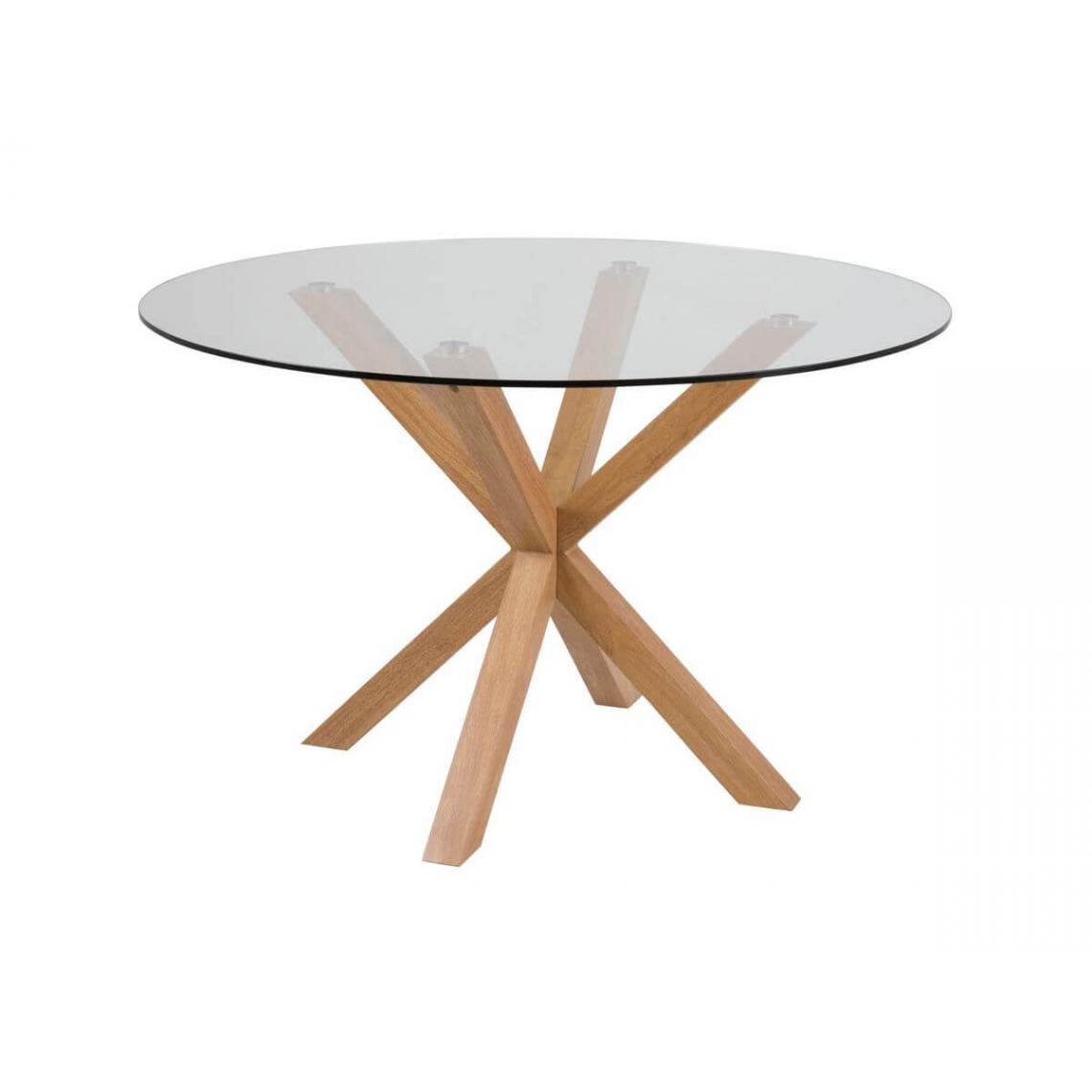 Bobochic - BOBOCHIC Table à manger D120 cm LUNA Chêne clair - Tables à manger