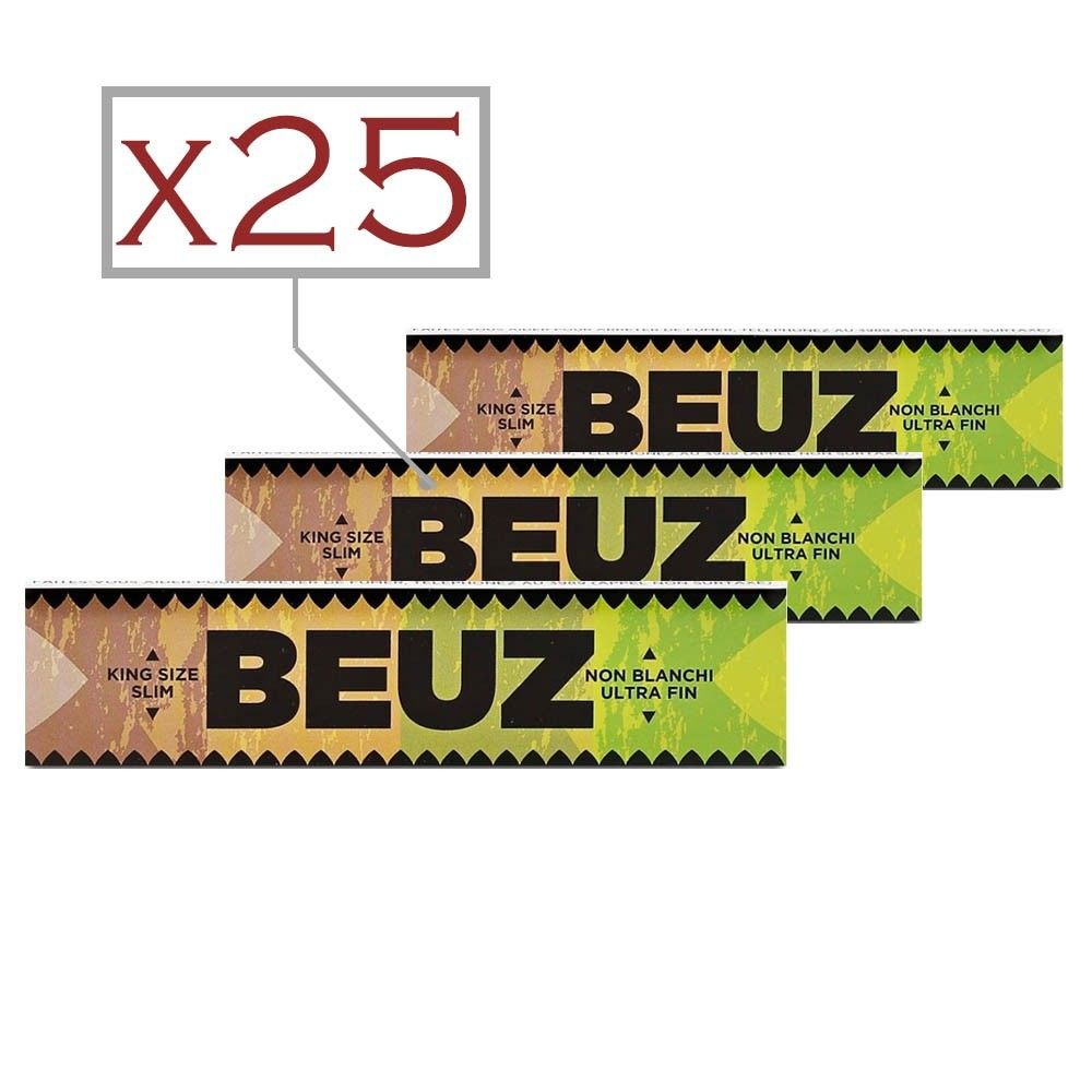 marque generique - Feuilles slim Beuz brown par 25 - Cendriers
