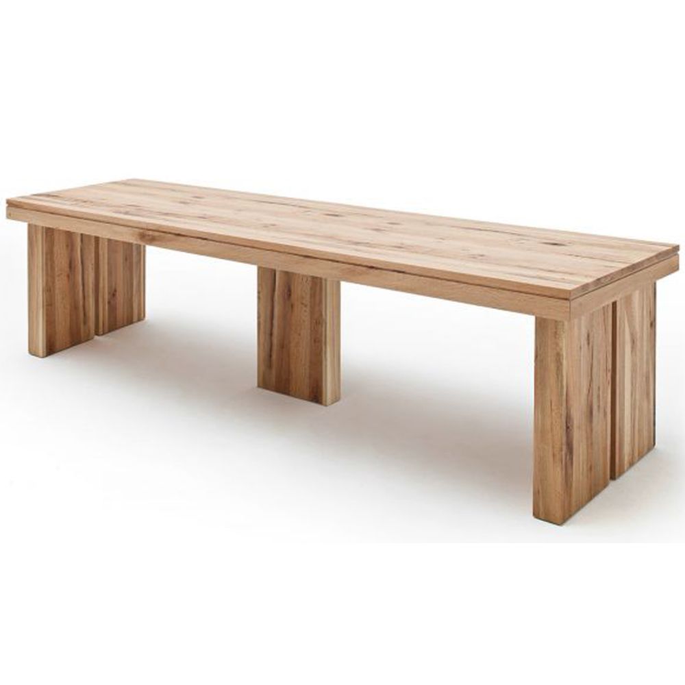 Pegane - Table à manger rectangulaire en chêne sauvage laqué mat massif - L.300 x H.76 x P.120 cm -PEGANE- - Tables à manger