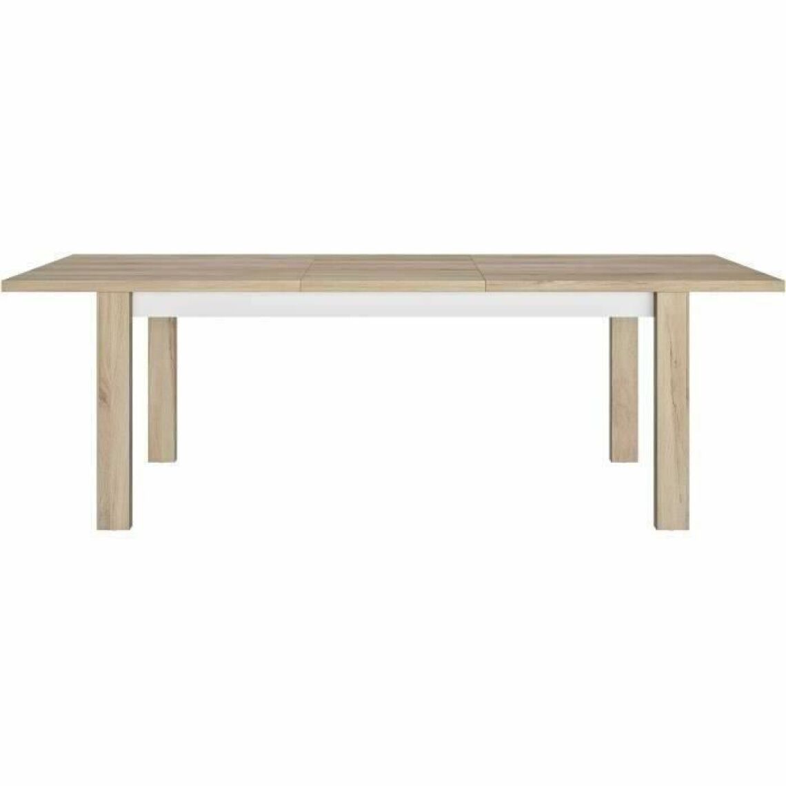Gami - GAMI - Table avec allonge - Décor chene - L 180/240 x P 90 x H 70 cm - Made in France - OLERON - Tables à manger