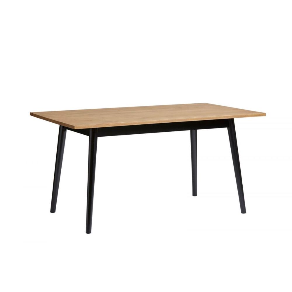 Bobochic - BOBOCHIC Table KATIO noir/bois clair - Tables à manger