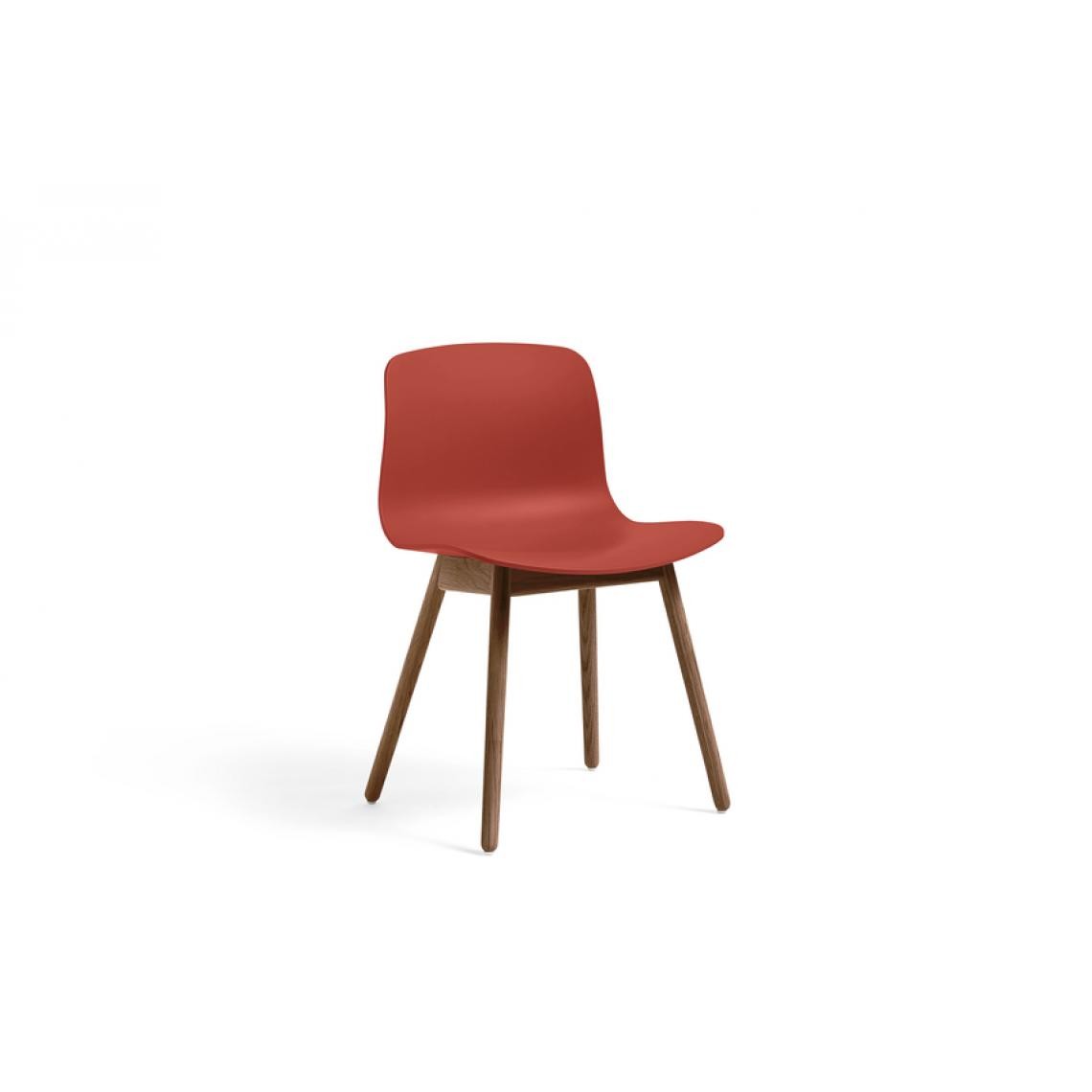 Hay - Chaise About a Chair AAC 12 noyer - rouge chaud - Chaises