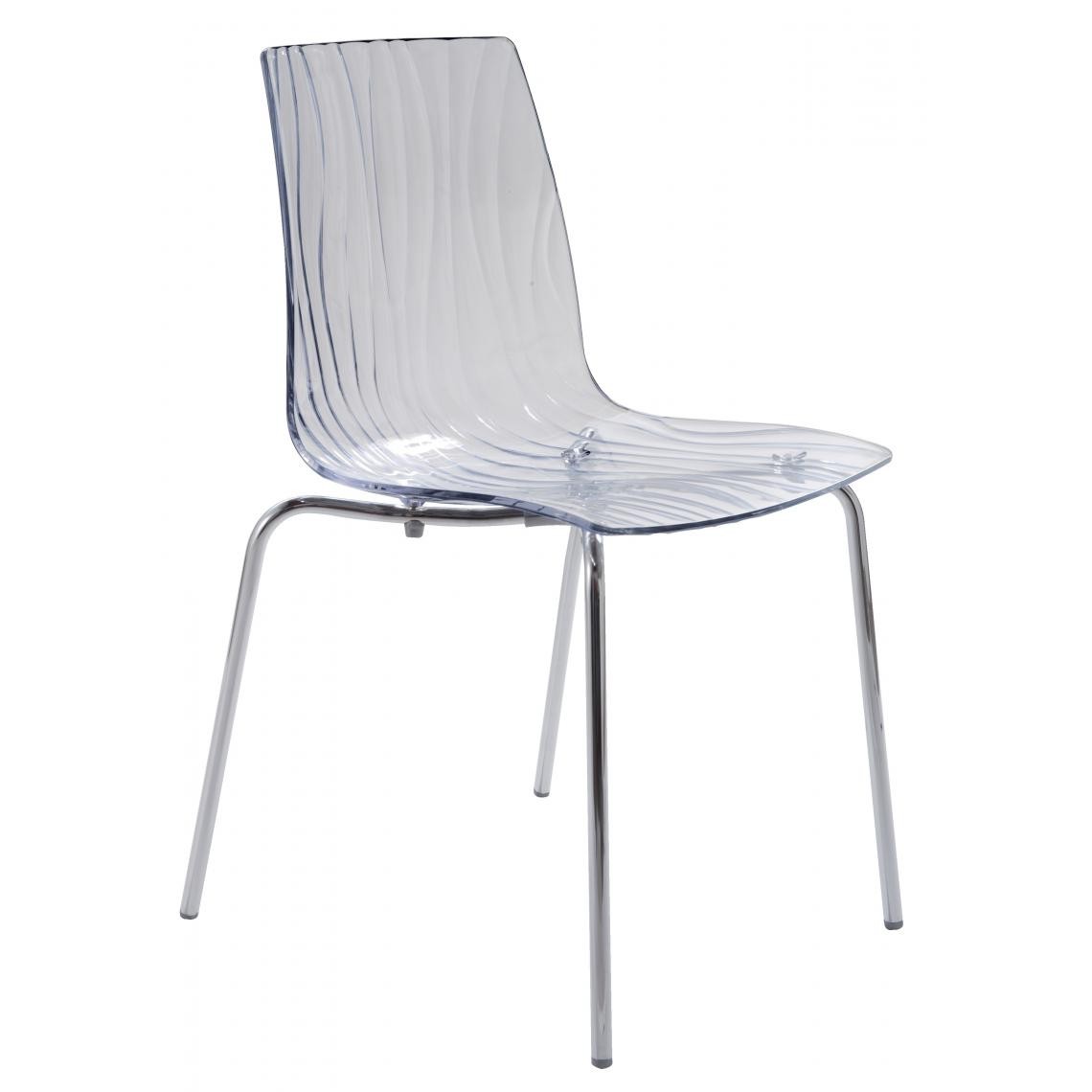 3S. x Home - Chaise Design Transparente OLYMPIE - Chaises
