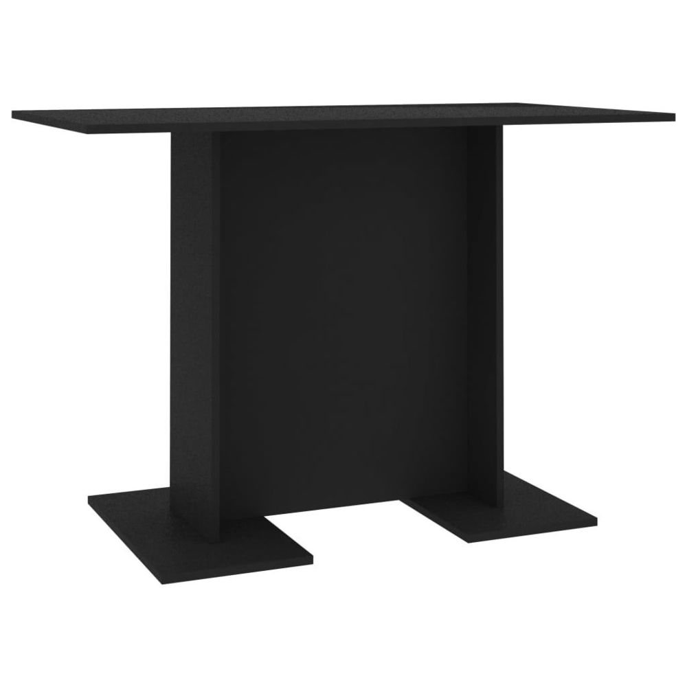 marque generique - Icaverne - Tables de salle à manger & de cuisine ligne Table de salle à manger Noir 110 x 60 x 75 cm Aggloméré - Tables à manger