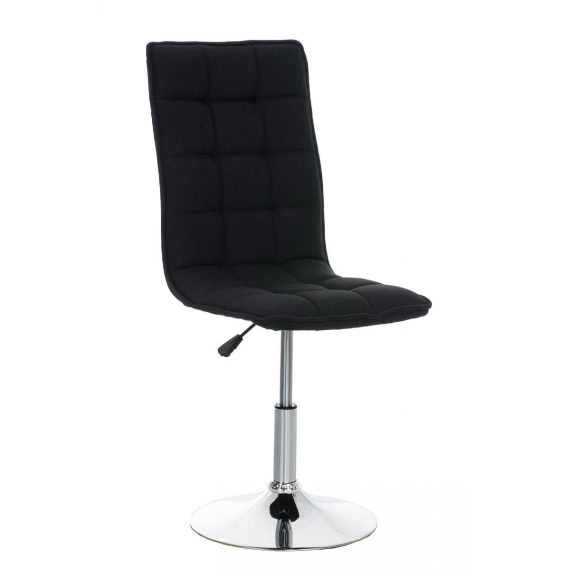 Icaverne - Splendide Chaise de salle à manger Riga FABRIC couleur noir - Chaises