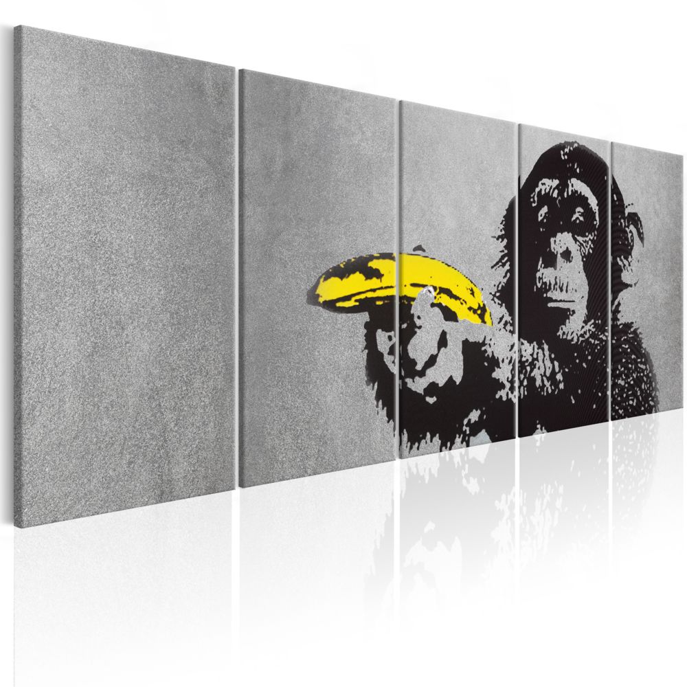 Bimago - Tableau - Monkey and Banana - Décoration, image, art | Art urbain | - Tableaux, peintures