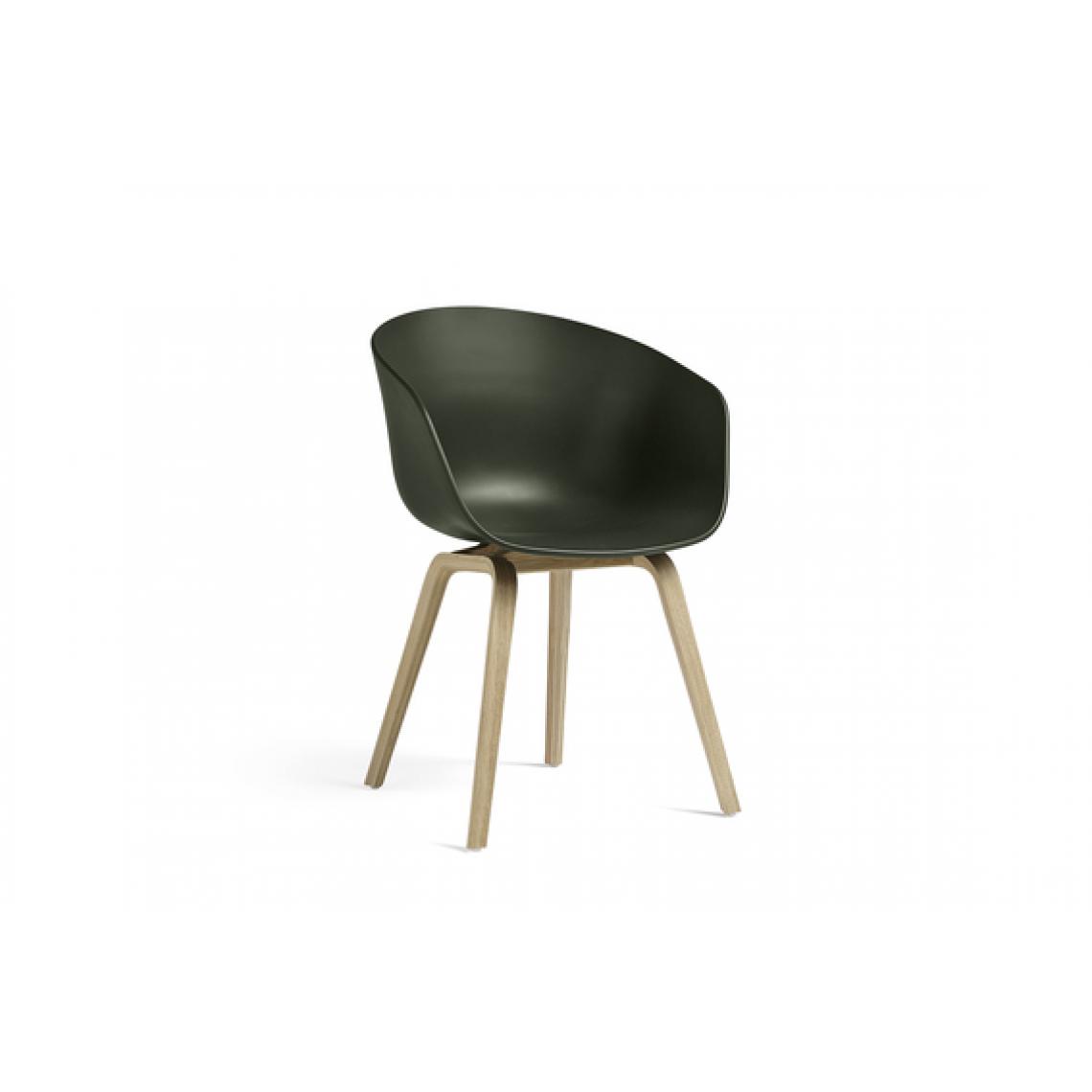 Hay - About a Chair AAC 22 - vert - chêne savonné - Chaises