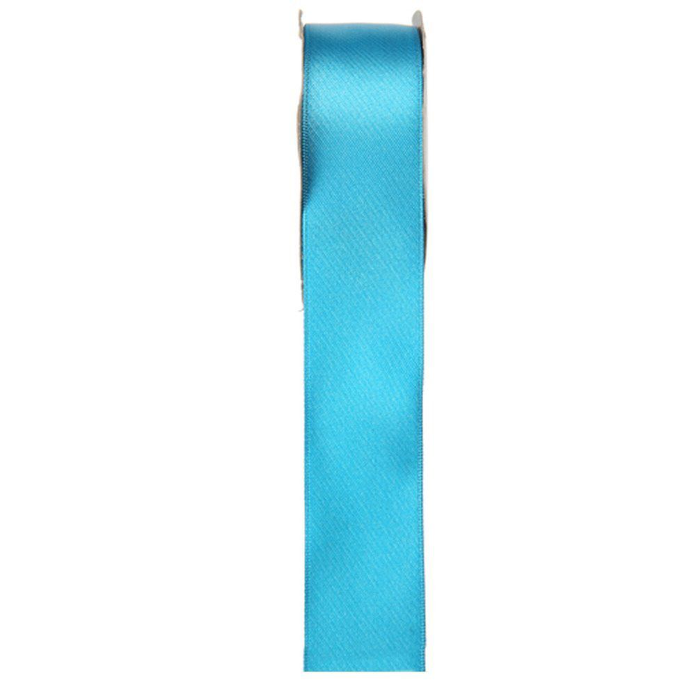 Visiodirect - Rouleau de ruban double face en satin coloris Turquoise - 15 mm x 25 m - Objets déco