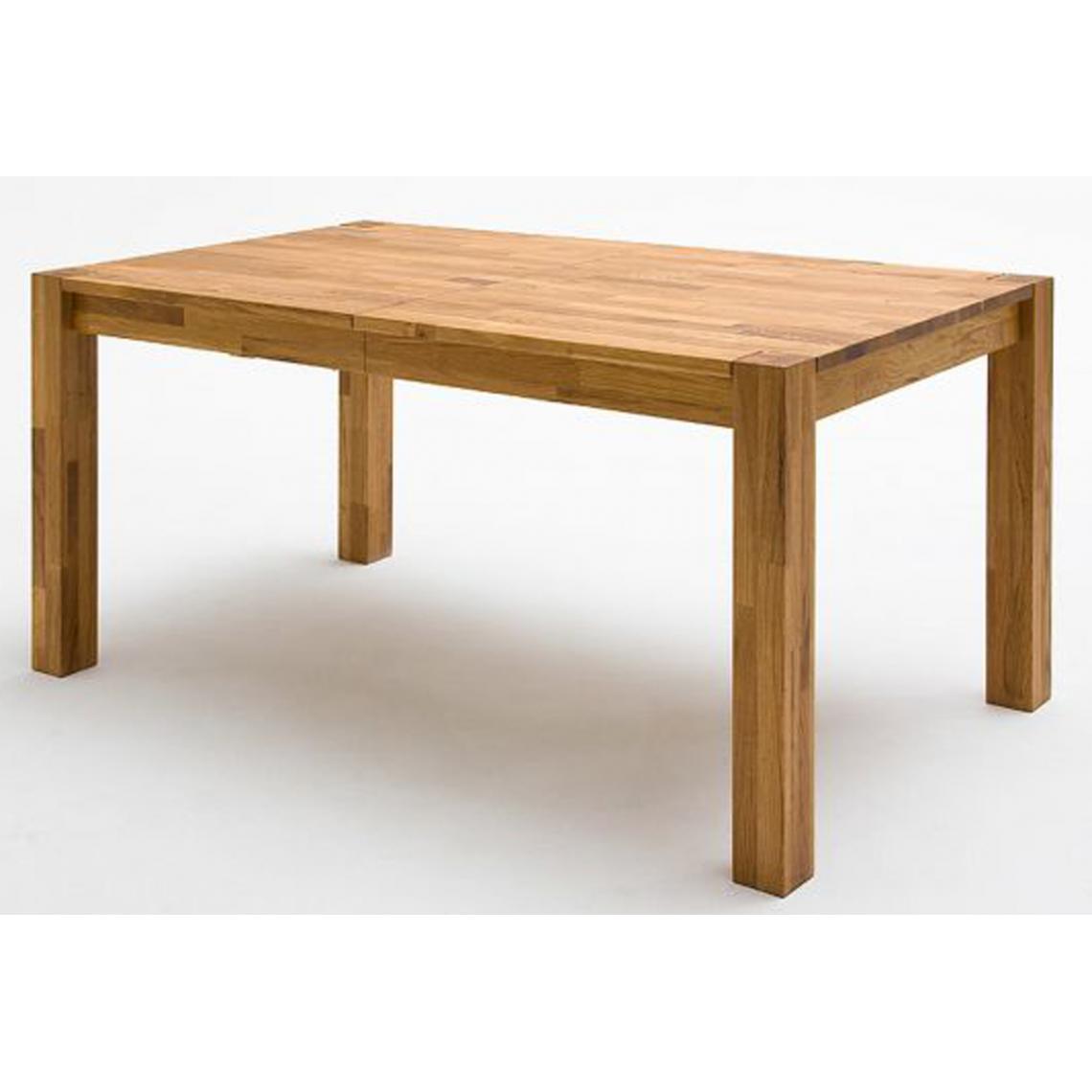 Pegane - Table à manger extensible, en bois de hêtre massif huilé - L.140/180/220 x H.77 x P.80 cm - Tables à manger