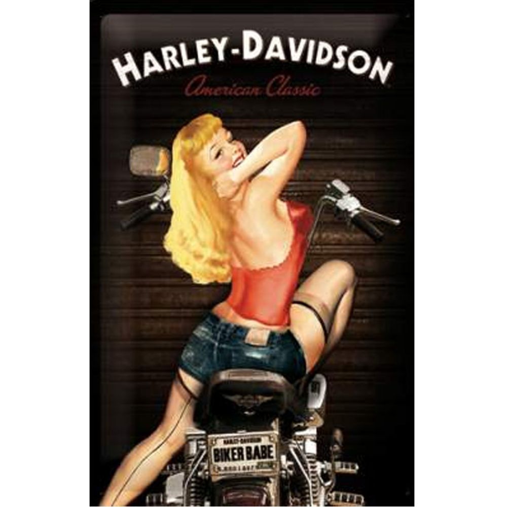 Harley Davidson - Plaque métal Harley Davidson - Cadres, pêle-mêle