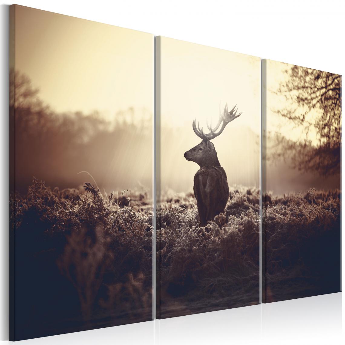 Artgeist - Tableau - Lurking Deer I 90x60 - Tableaux, peintures