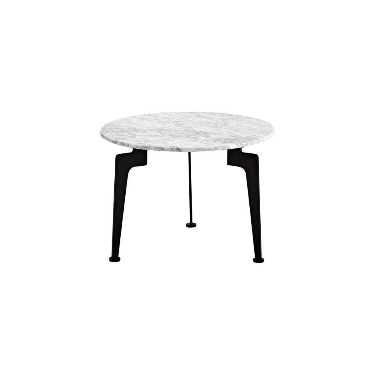 Inside 75 - INNOVATION LIVING Table basse design scandinave LASER taille M plateau en marbre - Tables à manger
