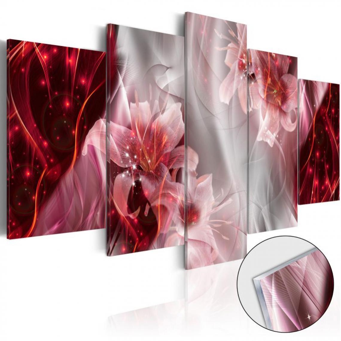 Artgeist - Tableau sur verre acrylique - Incarnadine Comet [Glass] .Taille : 100x50 - Tableaux, peintures