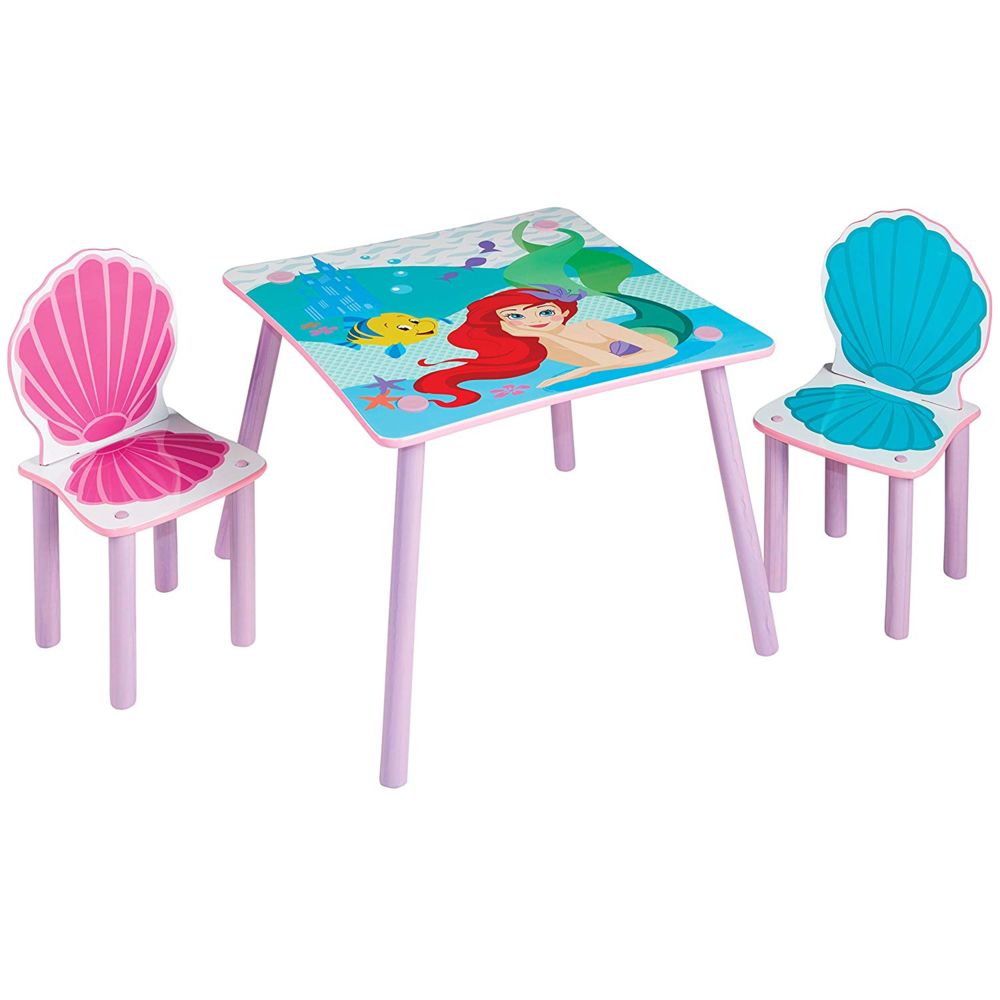 WORLDS APART - Ensemble table et 2 chaises Princesse Ariel Disney - Tables à manger
