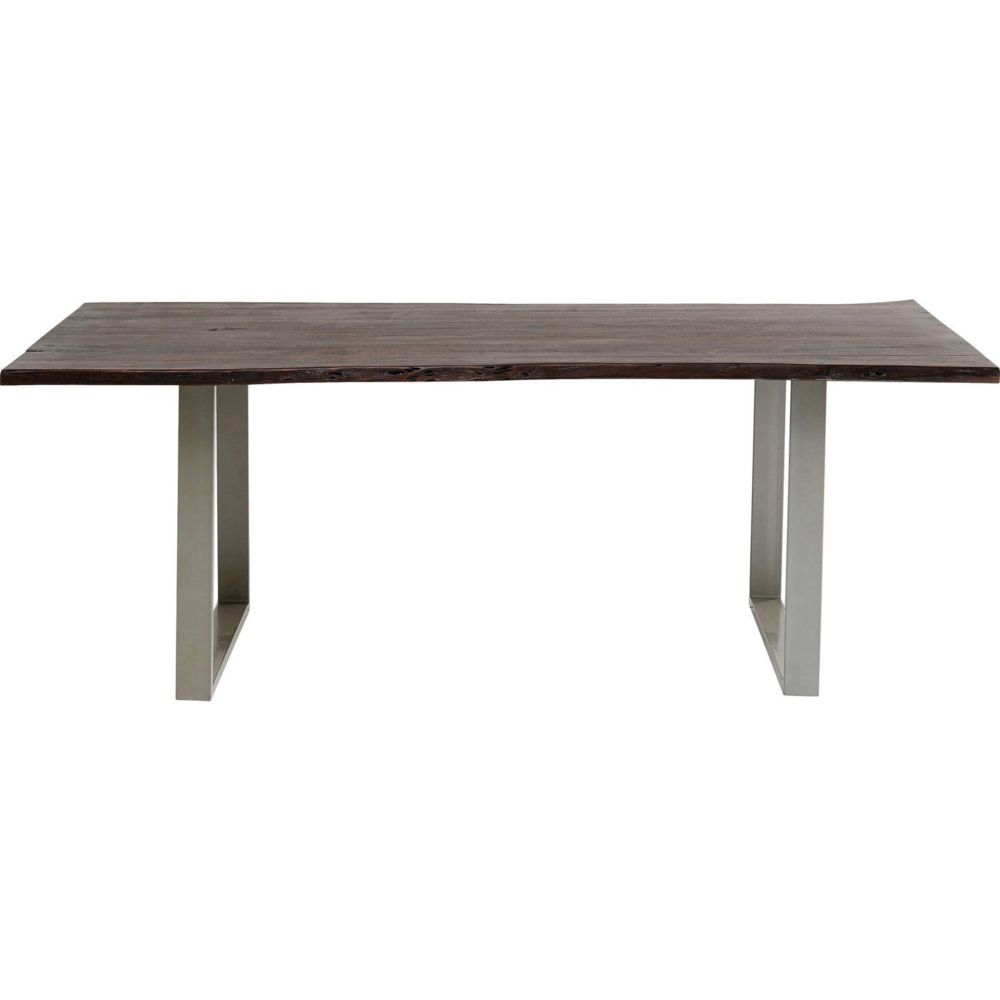 Karedesign - Table Harmony noyer argent 180x90cm Kare Design - Tables à manger