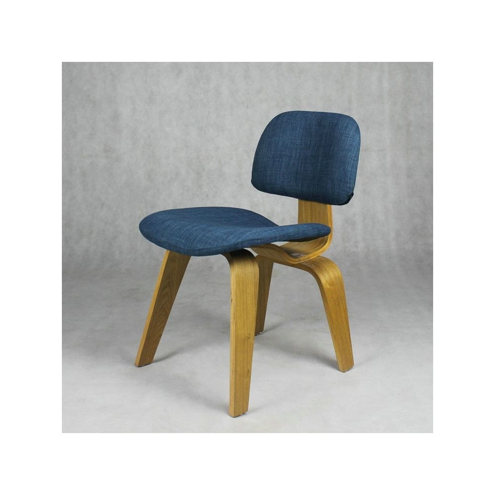 Wewoo - C207-R Chaise Simple en bois massif et de café tissu - Chaises
