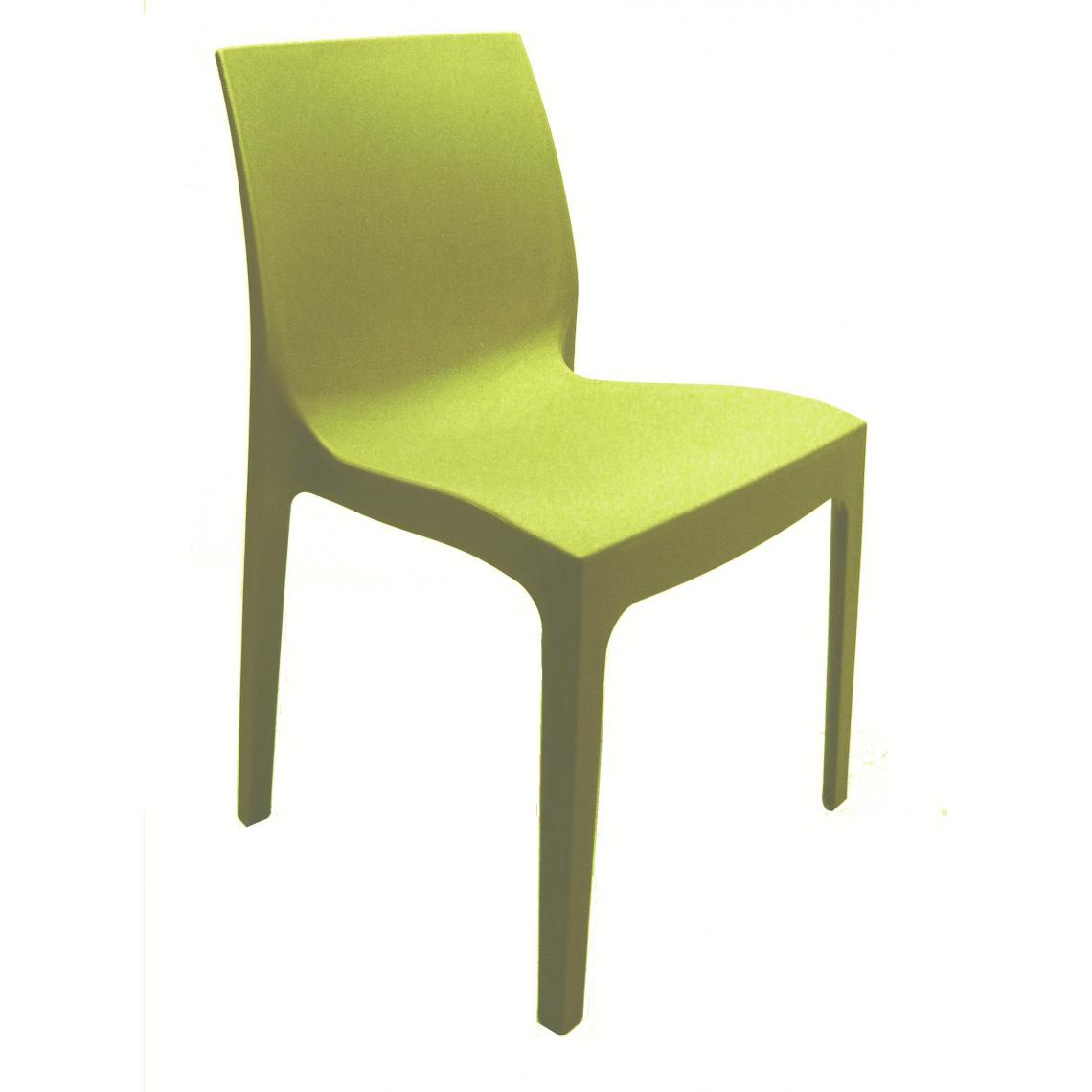 3S. x Home - Chaise Design Verte Anis ISTANBUL - Chaises