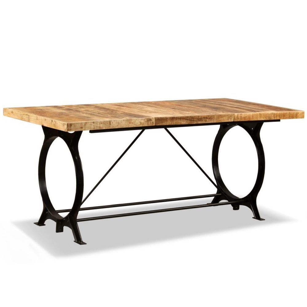 Vidaxl - vidaXL Table de salle à manger Bois de manguier brut 180 cm - Tables à manger