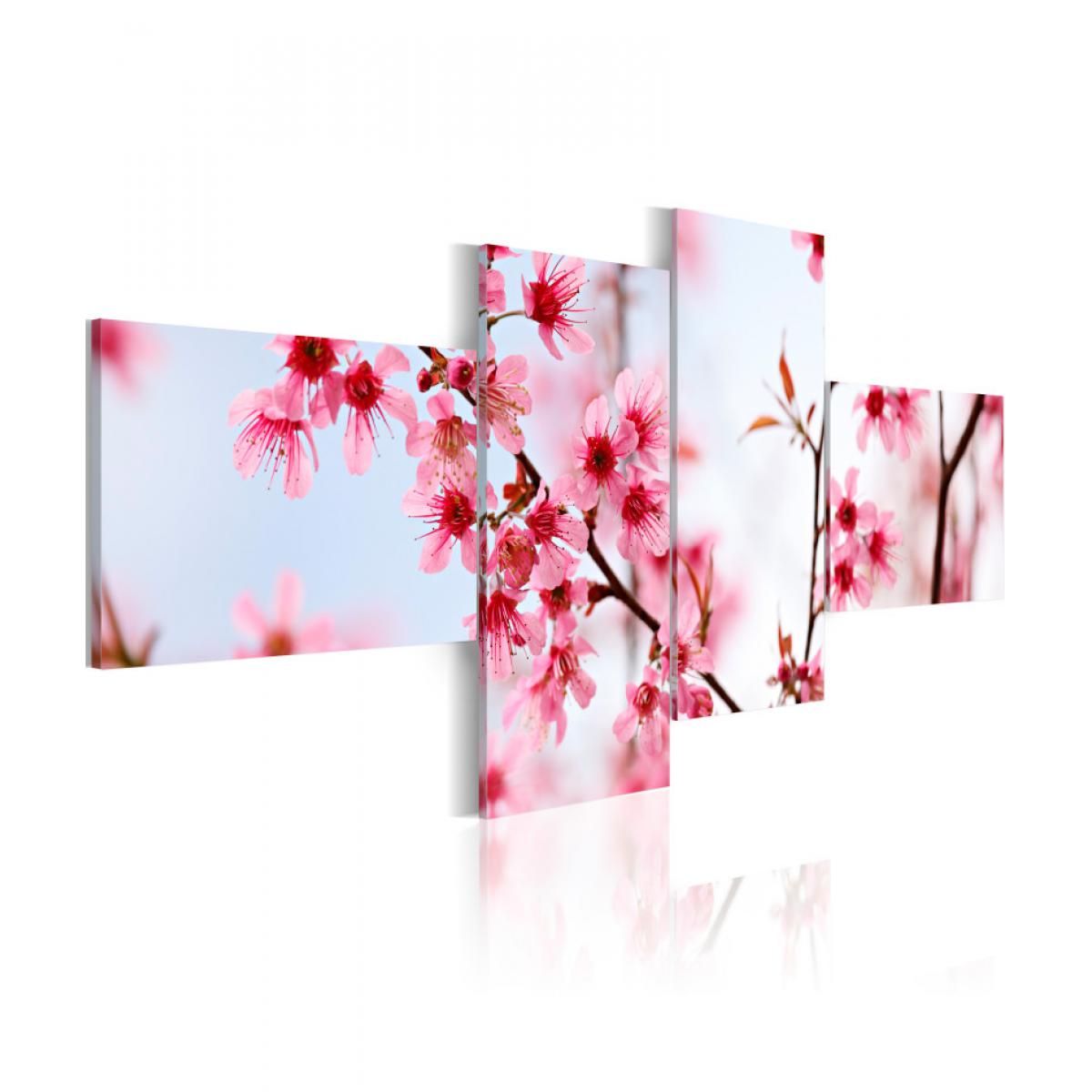 Artgeist - Tableau - Beauté de la fleur de cerisier 200x90 - Tableaux, peintures