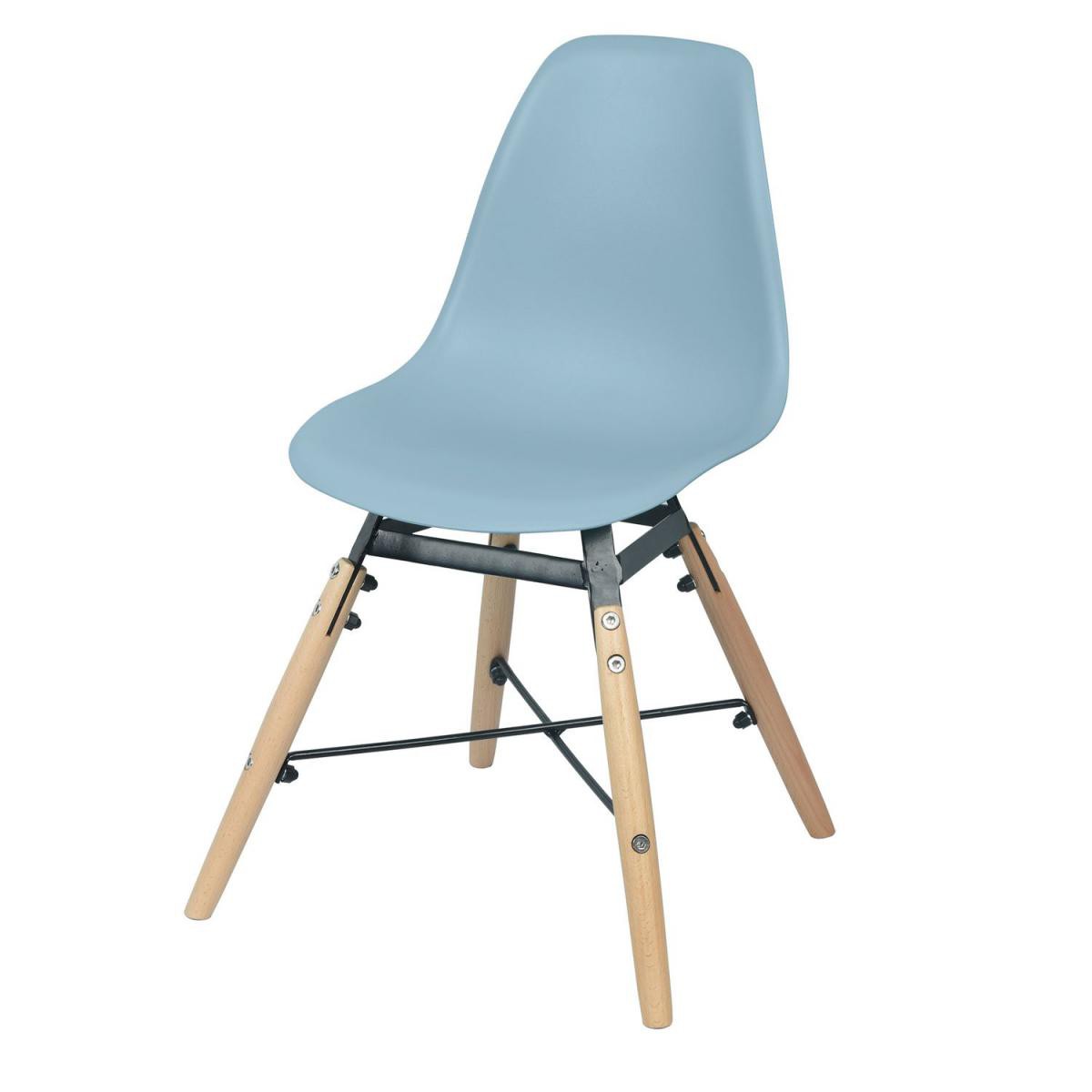 Urban Living - Chaise design scandinave enfant Judy - Bleu - Chaises