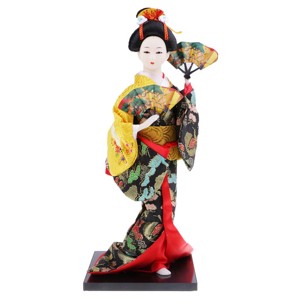 marque generique - Japonais kimono dames poupées ornements humanoïde mobilier poupées artisanat # 9 - Objets déco