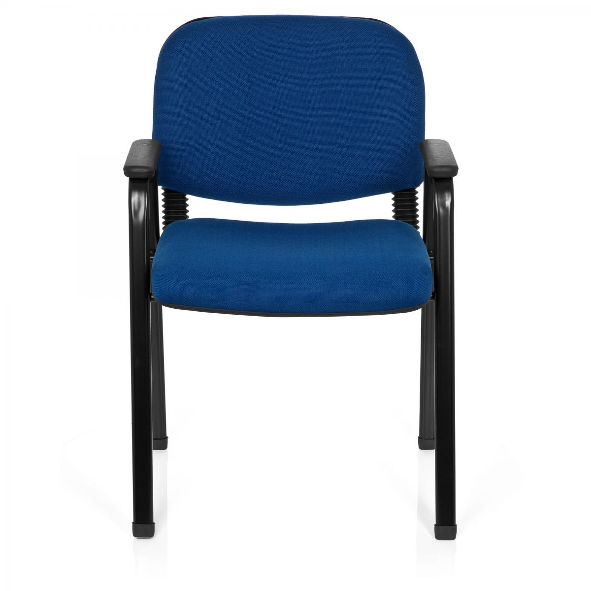 Hjh Office - Chaise visiteur / Chaise XT 650 noir/bleu hjh OFFICE - Chaises