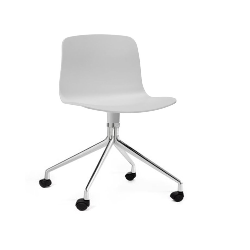 Hay - About a Chair AAC 14 - aluminium poli - blanc - Chaises